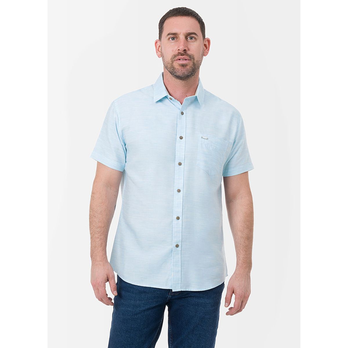 NORTON - Camisa Clasico Popelina Luis 0023 Mc Hombre