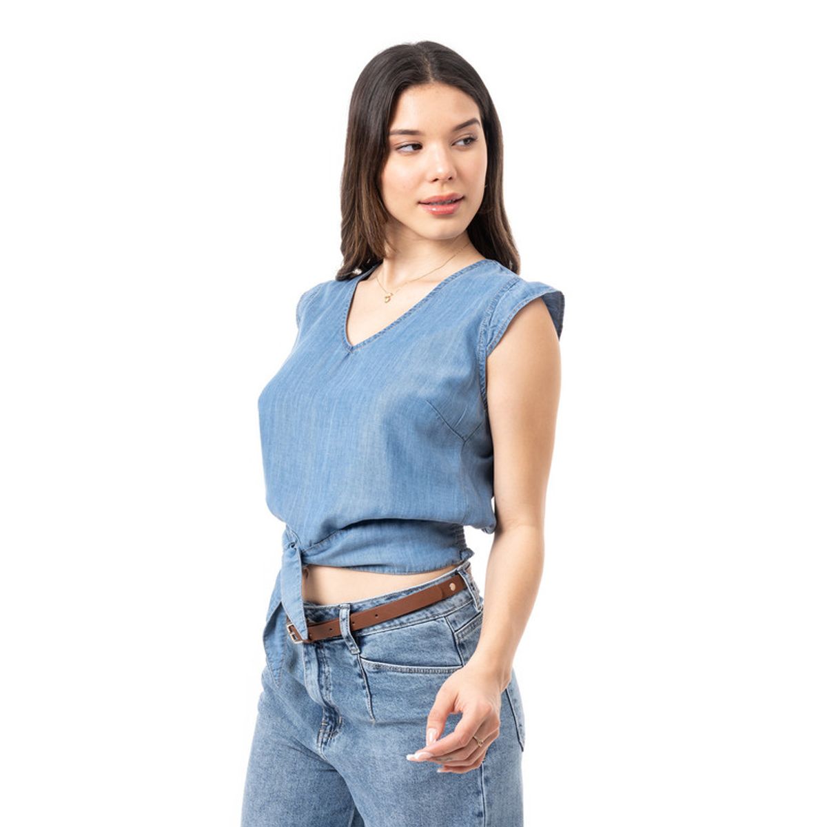 PIONIER - Blusa Denim Mujer Britnny Pionier