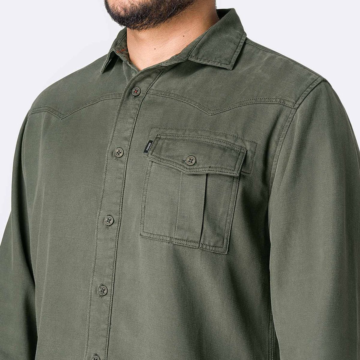 PIONIER - Camisa Moda Drill Blexh Hombre