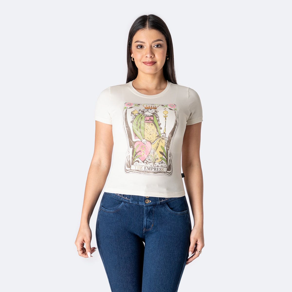 PIONIER - Polo Moda Jersey Full Lycra Fijji Print 14 Mujer