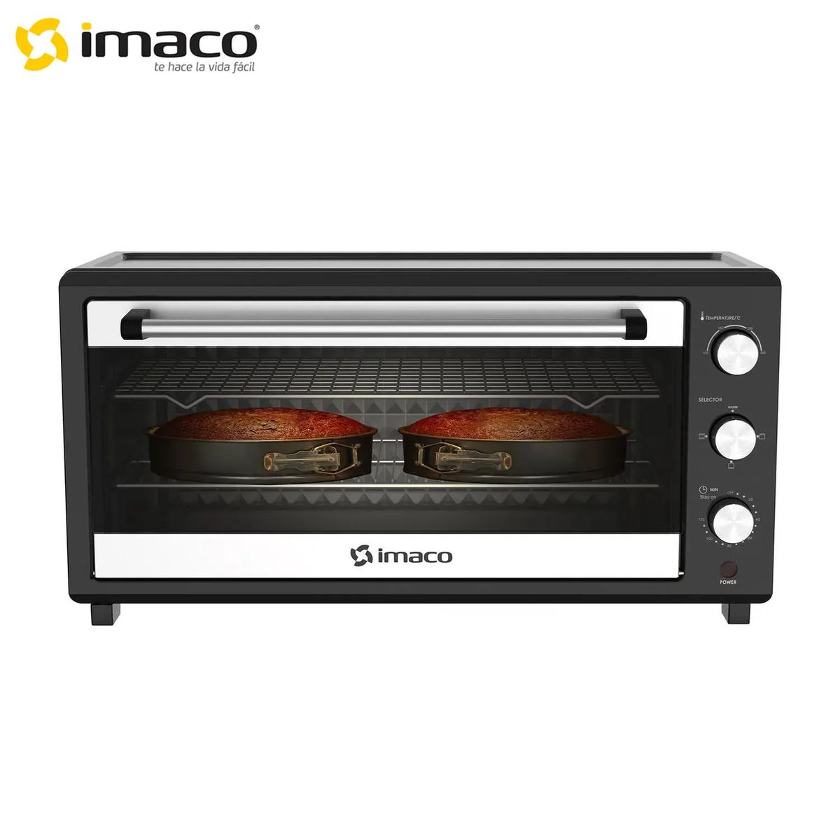 IMACO - Horno Eléctrico Imaco Double Cake 35L HEB35DC - Negro