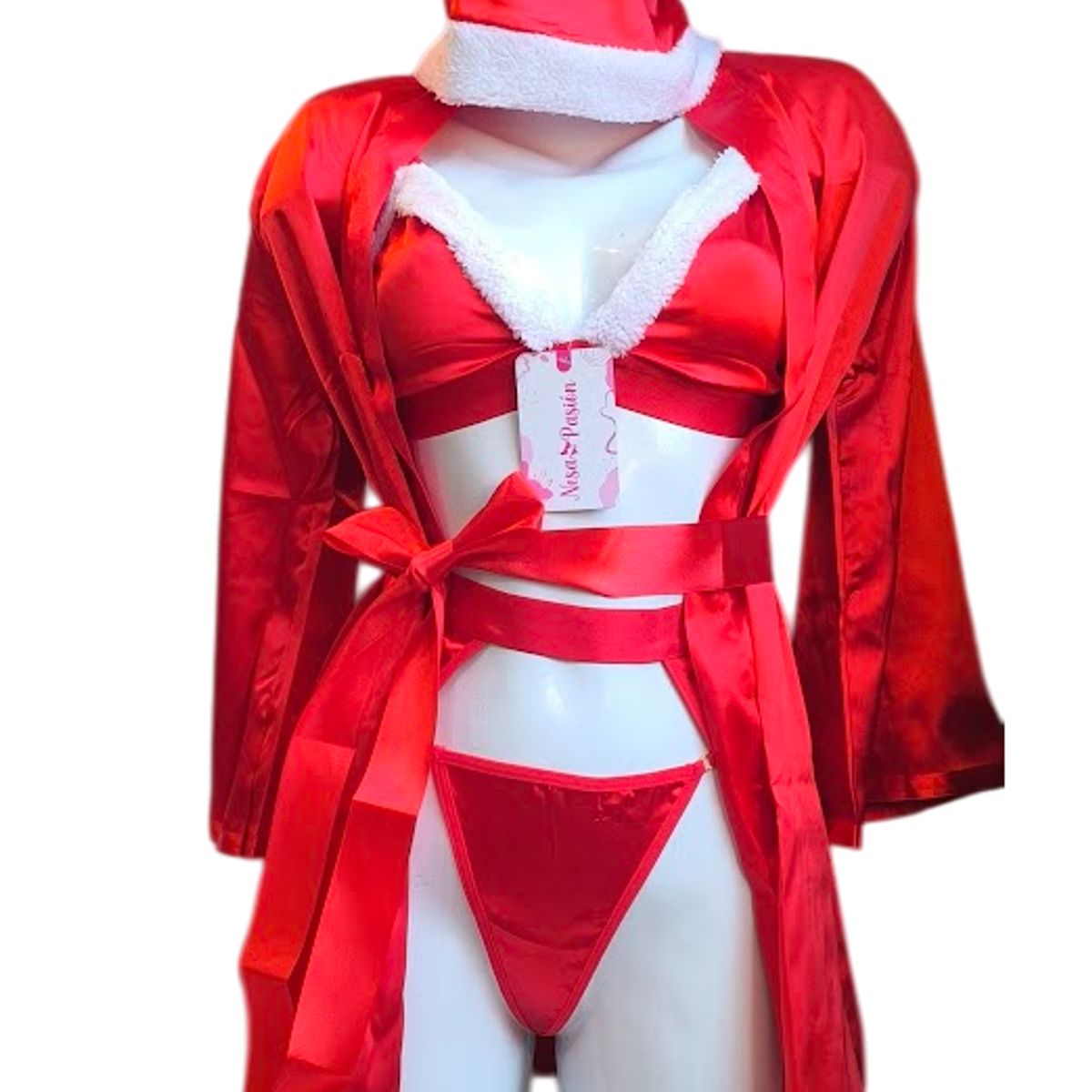 GENERICO - LENCERÍA DE NAVIDAD SEXY MAMANOELA CON BATA