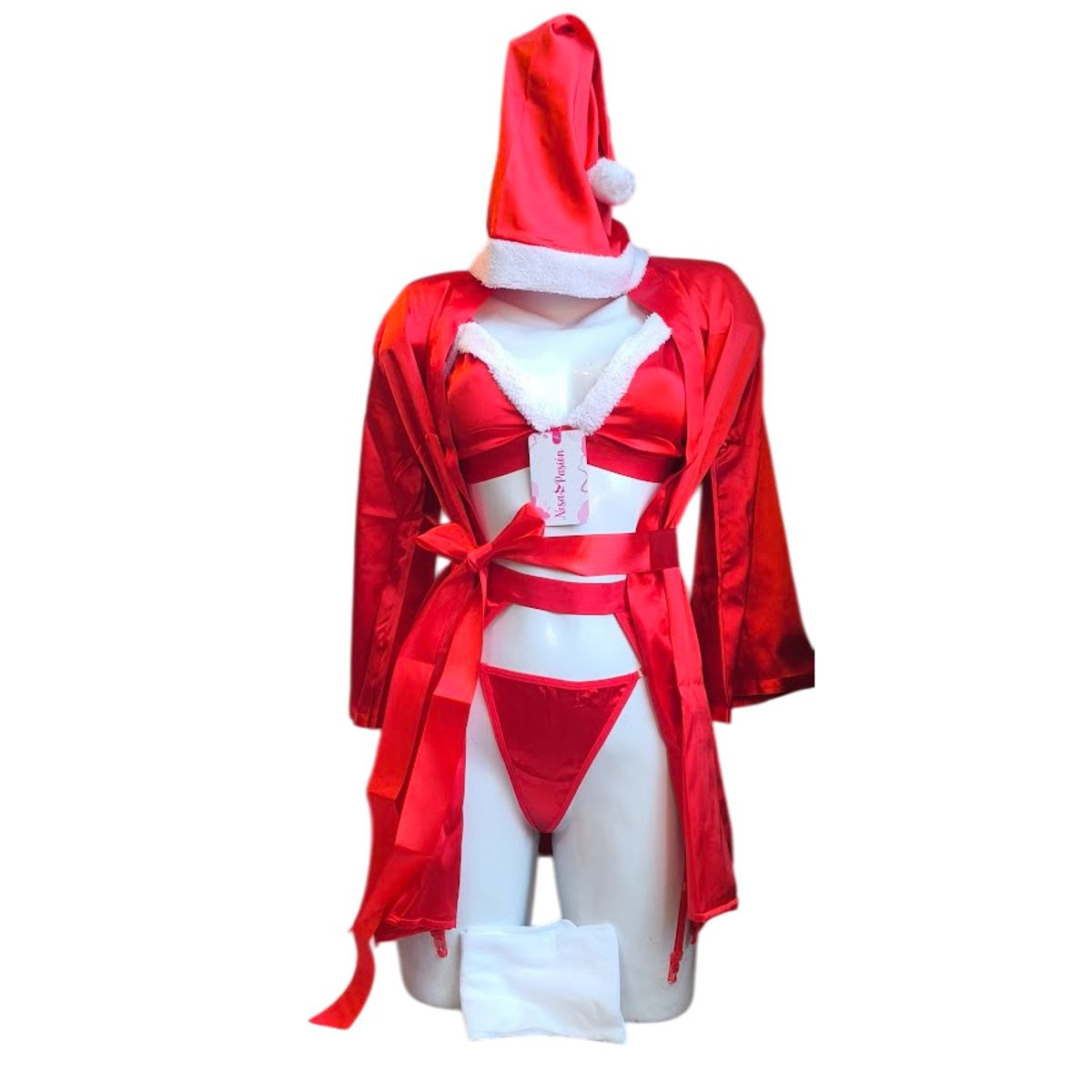 GENERICO - LENCERÍA DE NAVIDAD SEXY MAMANOELA CON BATA