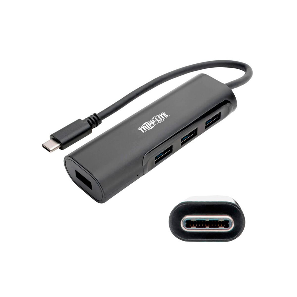 GENERICO - Hub Usb Type-C Tripp-Lite U460-004-4Ab, 4 Puertos Usb 3.1, Thunderbolt 5 Gbps, Portátil Y