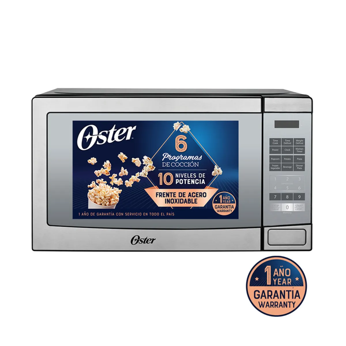 OSTER - HORNO MICROONDAS OSTER POGYME3703M 20LTS INOX