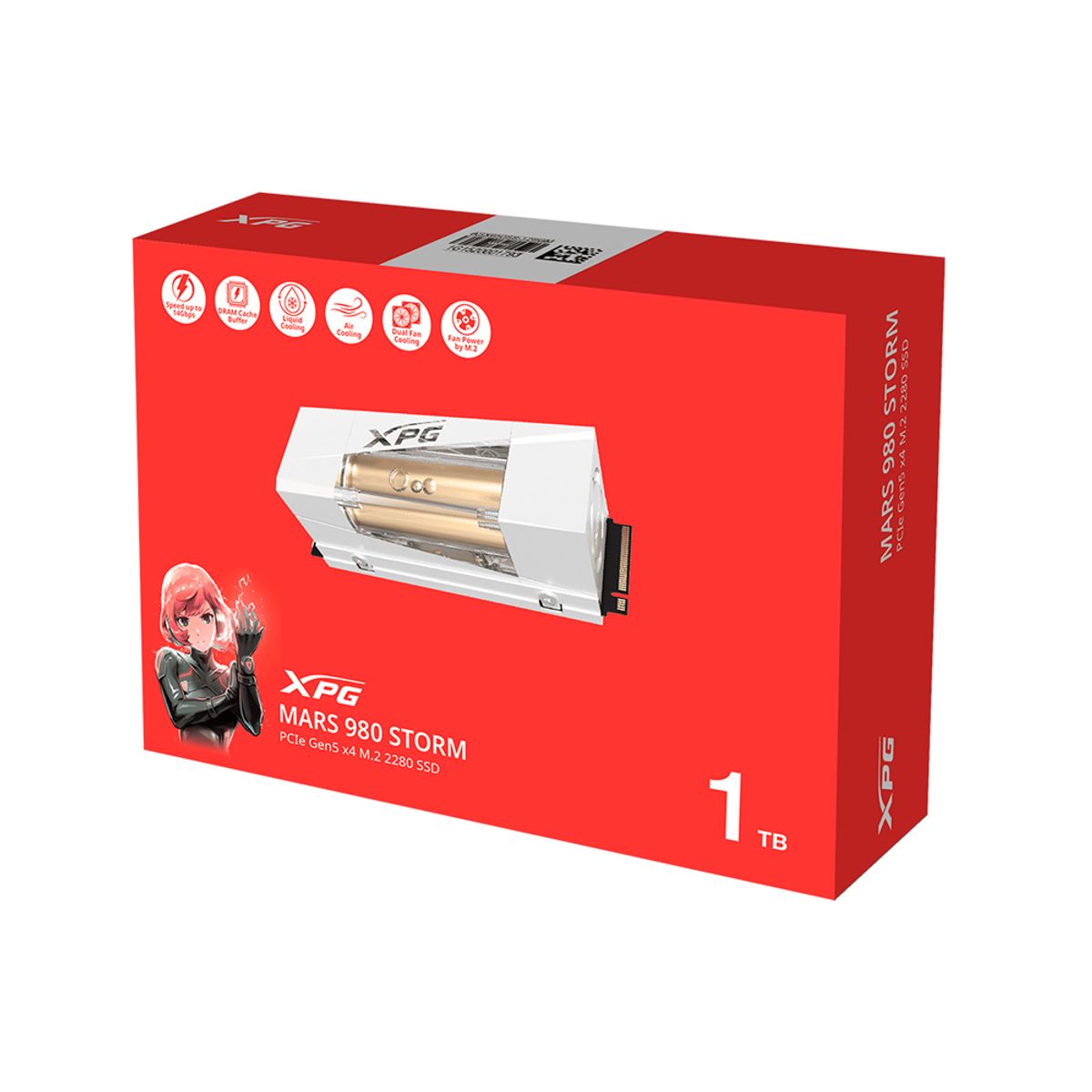 ADATA - Ssd M.2 Pcie 1Tb Xpg Mars 980 Storm G5 - Alta Velocidad Y Rendimiento Superior Para Tu Pc
