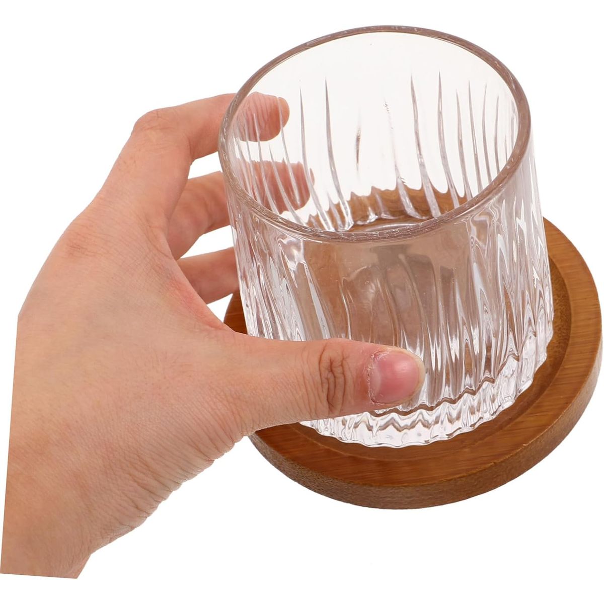 GENERICO - Vasos Giratorios De Vidrio Transparente Para Catas De Vino y Cócteles