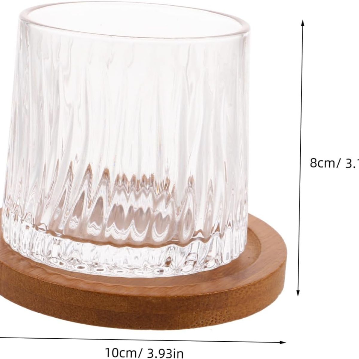 GENERICO - Vasos Giratorios De Vidrio Transparente Para Catas De Vino y Cócteles