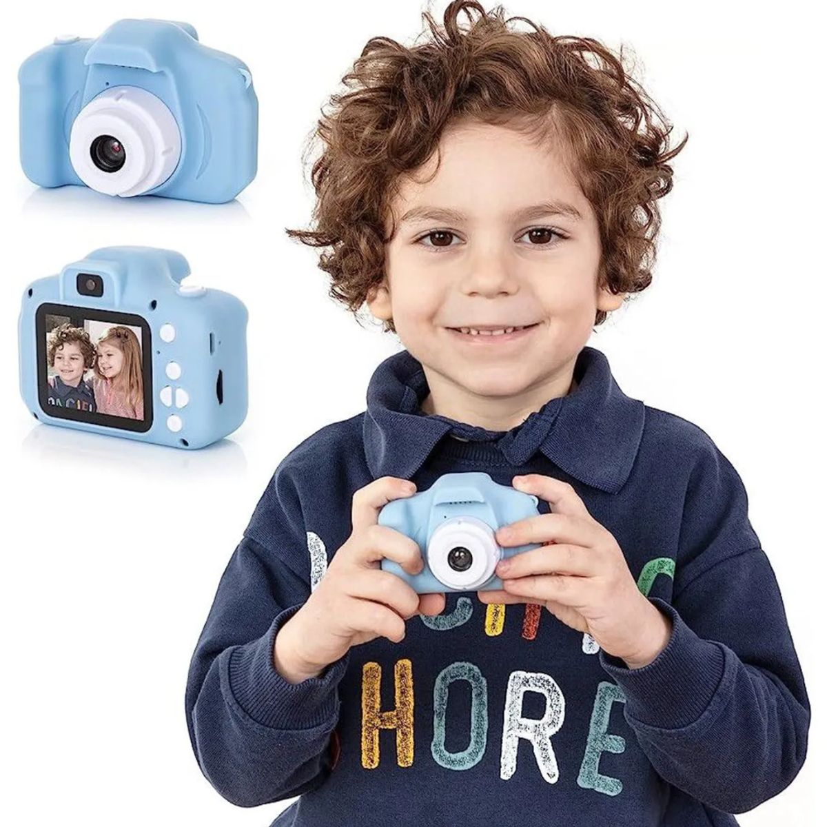 GENERICO - Cámara Digital para Niños Fotos Videos FULL HD - Color Aleatorio