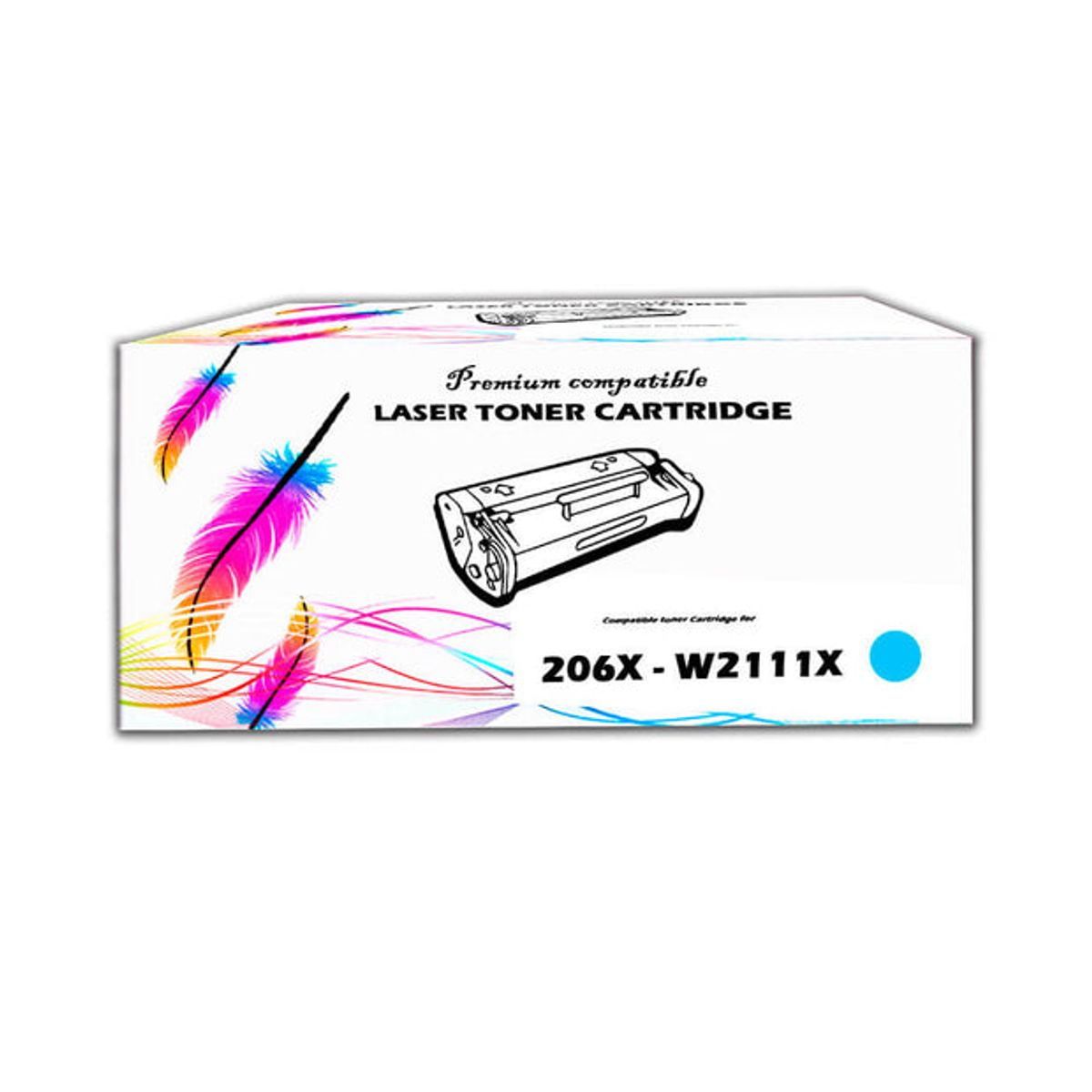 TONER COMPATIBLE HP 206X W2111X  CIAN, marca GENERICO - Foto Principal