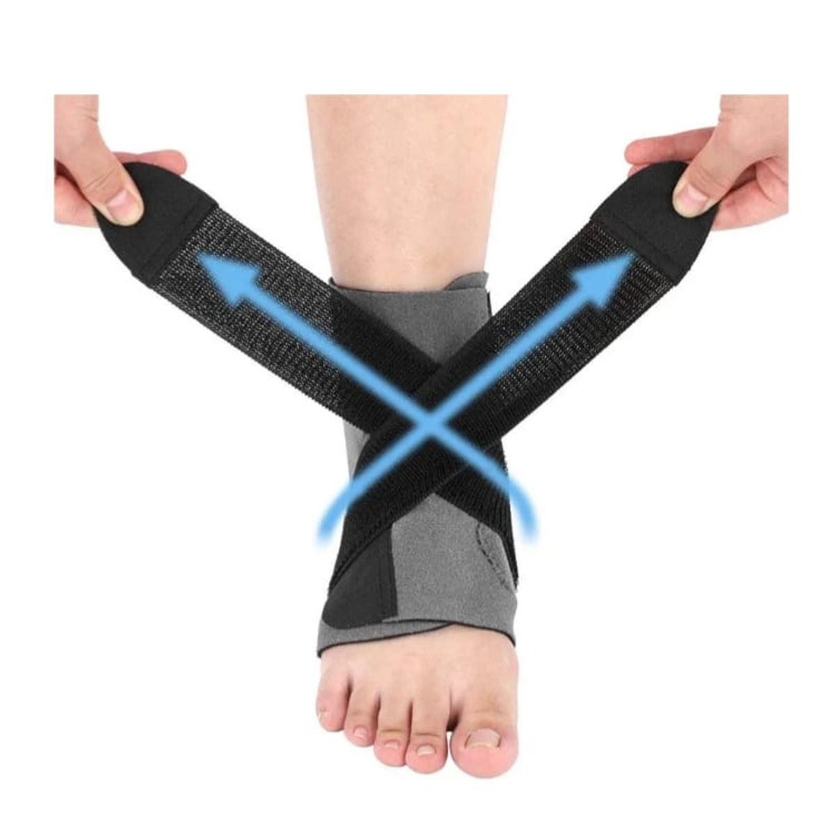 GENERICO - Tobillera de compresión ajustable para la protección del tobillo para la protección deportiva