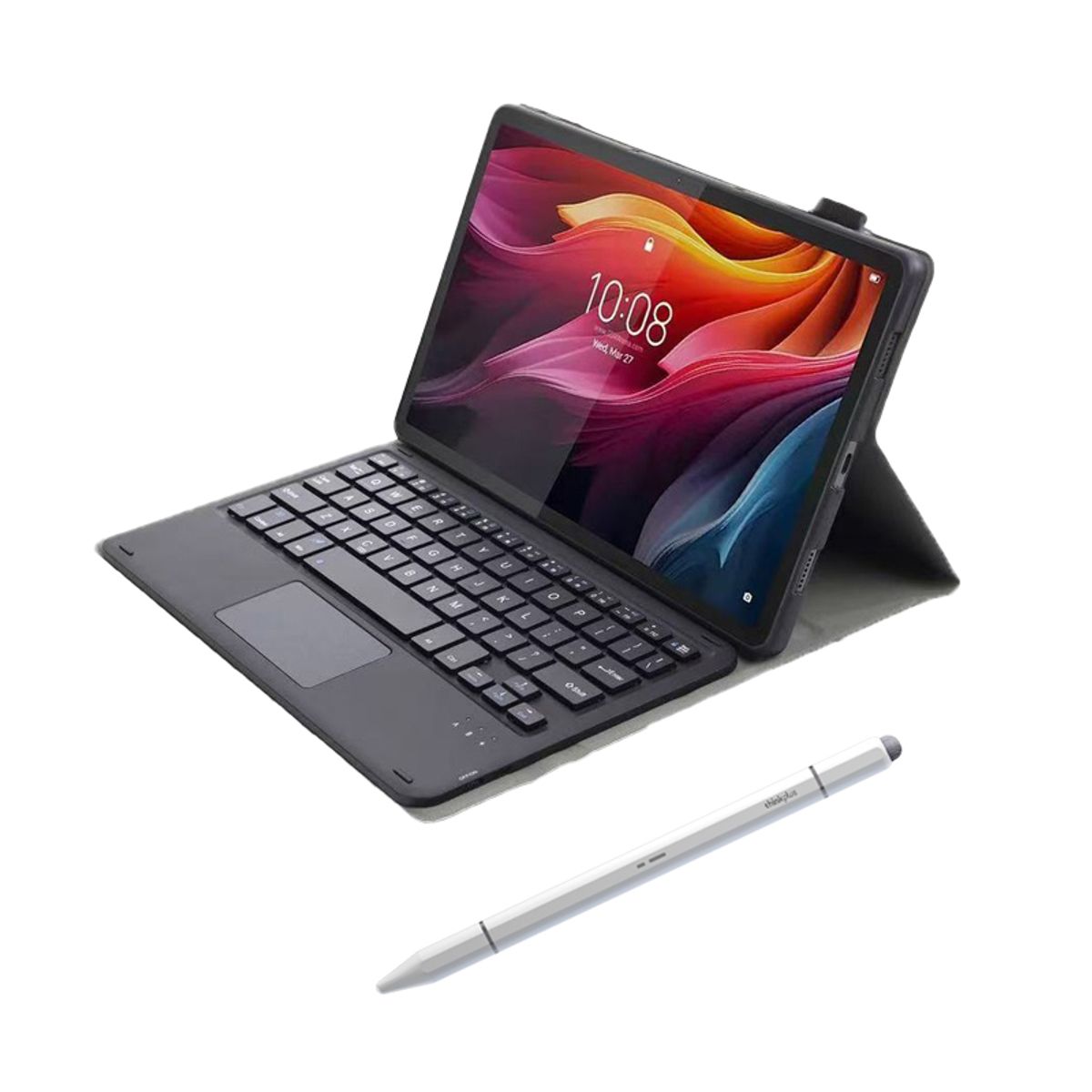 LENOVO - Tablet Lenovo Pad 2024 8GB+128GB WiFi 11” Púrpura+Teclado Negro+Lápiz táctil