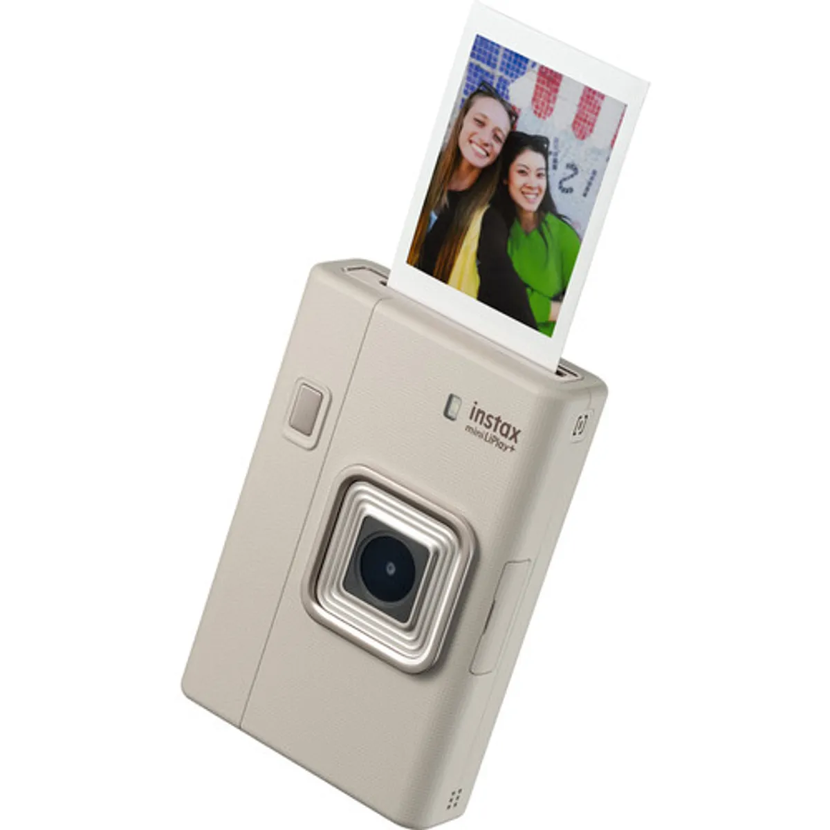FUJIFILM - FUJIFILM INSTAX MINI LiPlay+ Hybrid Instant Camera - Sand Beige