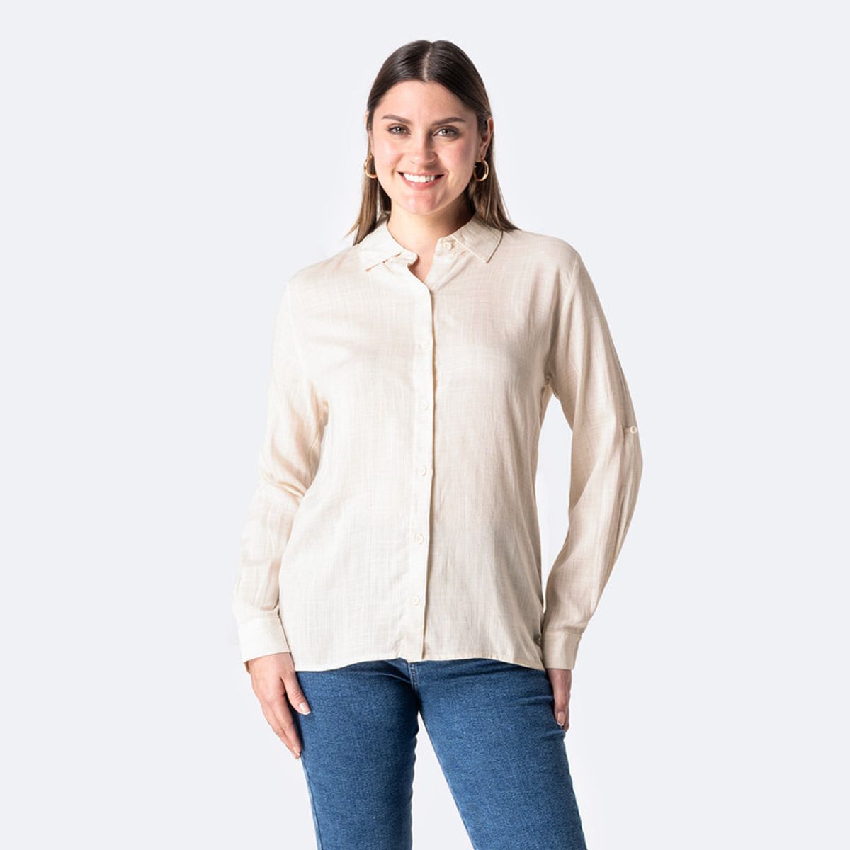 PIONIER - Blusa Lino Mujer Idalis Pionier