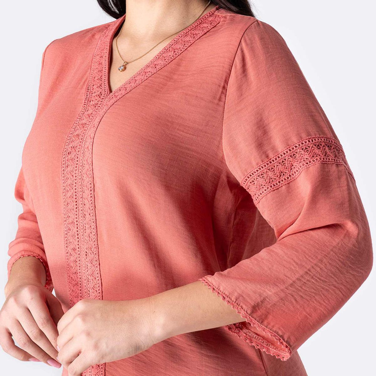 PIONIER - Blusa Moda Lino Zilset Mujer