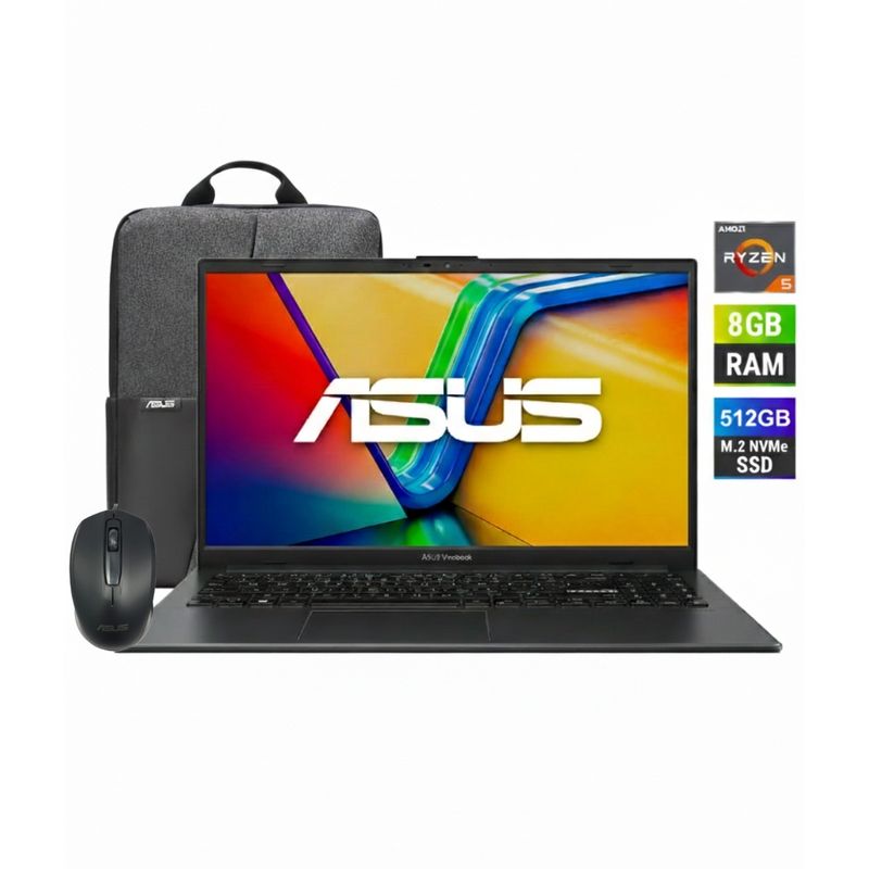 Laptop ASUS Vivobook Go 15 R5 8GB RAM 512GB SSD W11 156 ASUS ...