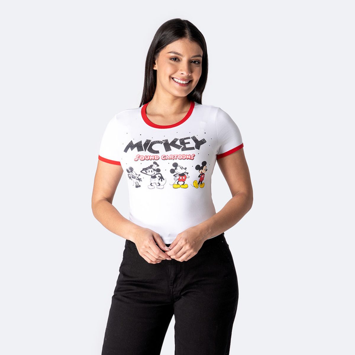 PIONIER - Polo Jersey Full Lycra Mujer Happy-Disney Pionier