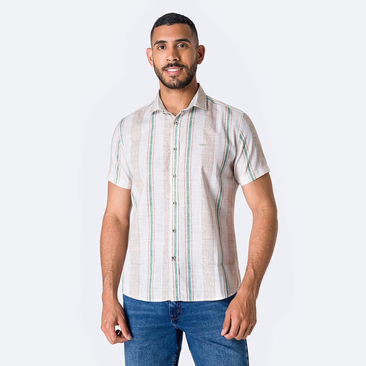 PIONIER - Camisa Listada Hombre Nilfer Pionier