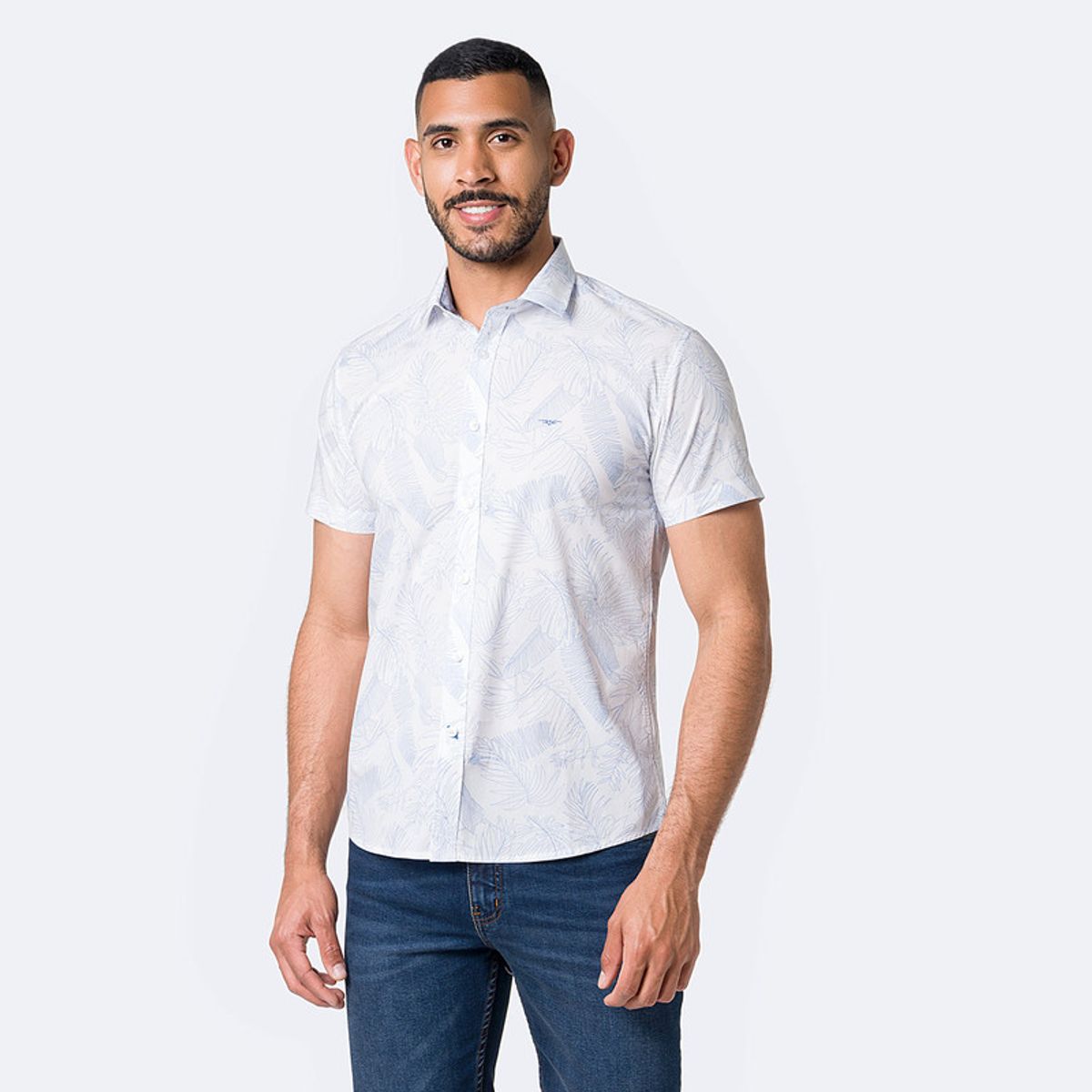 PIONIER - Camisa Popelina Stretch Hombre Hesem Pionier