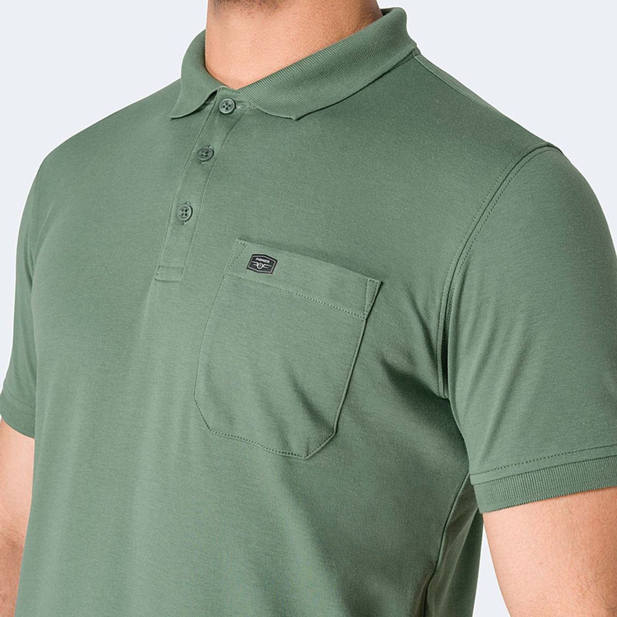 PIONIER - Polo Box Gamuza Pima Hombre Braxis Pionier