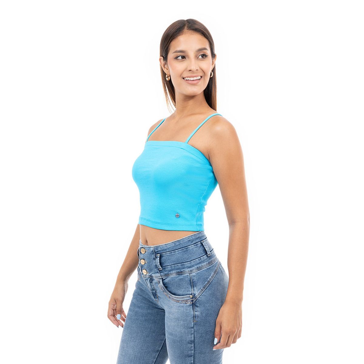 PIONIER - Tops Moda Rib Lycrado Celinxa-S Mujer