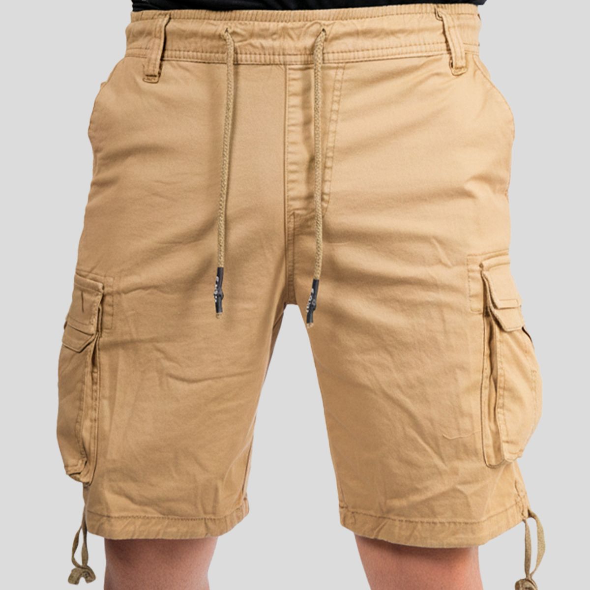 CH CASTRO SPORT - BERMUDA DRILL CARGO OLIVER 98% ALGODÓN STRECH HOMBRE