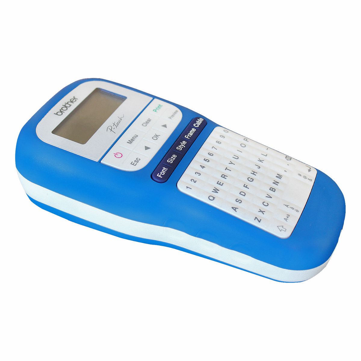 BROTHER - Rotuladora portátil Brother P-touch PTH110BW azul 12 mm