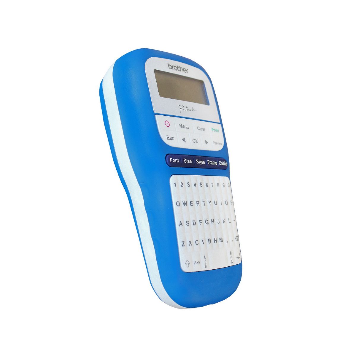 BROTHER - Rotuladora portátil Brother P-touch PTH110BW azul 12 mm