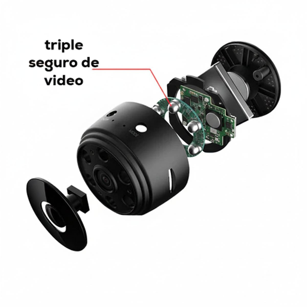 GENERICO - Mini Camara De Seguridad Espía