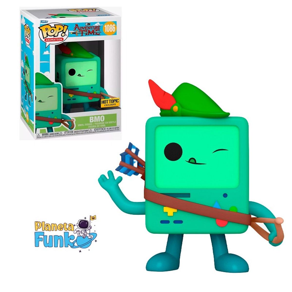 FUNKO - LA HORA DE LA AVENTURA BMO EXCLUSIVO 1086 HOT TOPIC