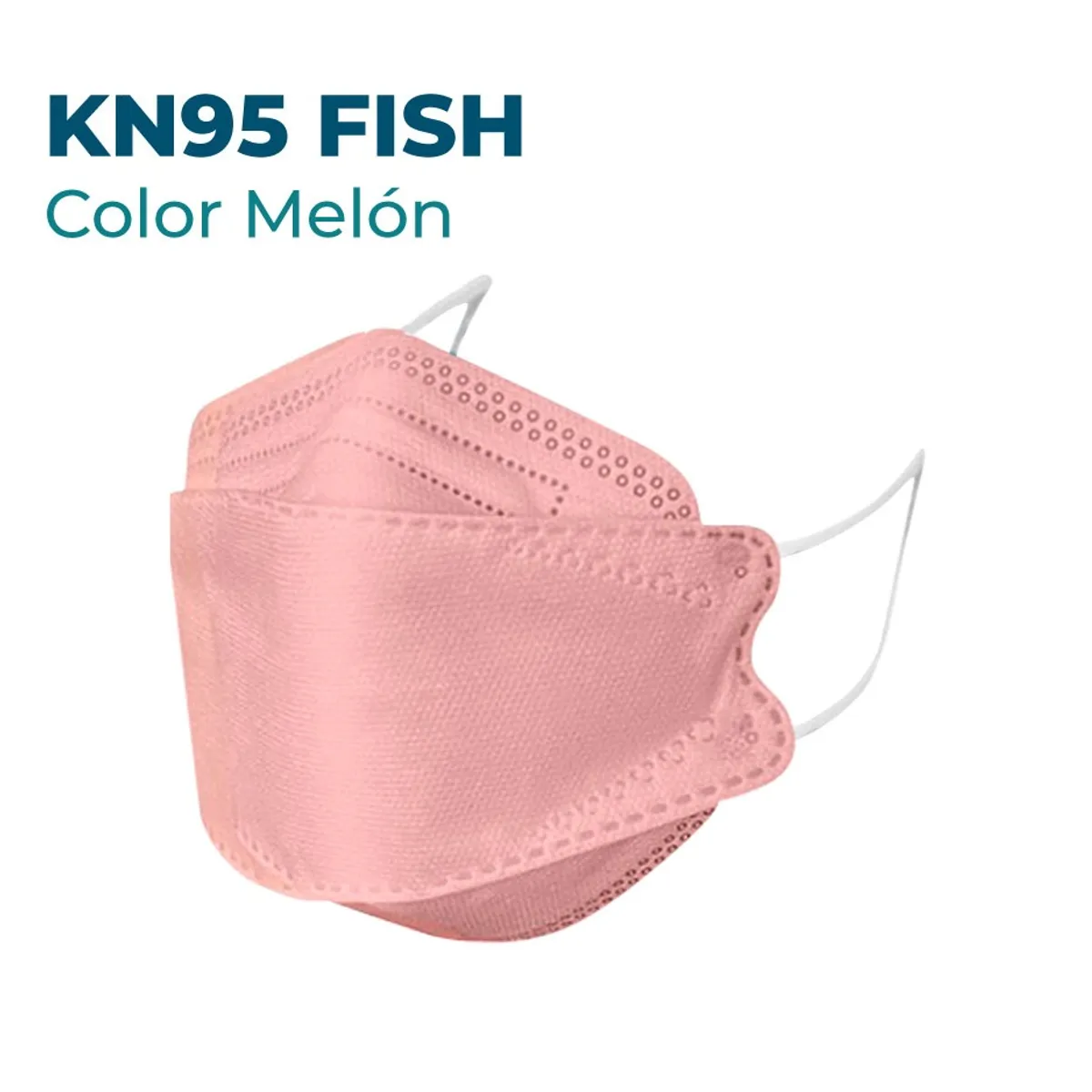 GENERICO - MASCARILLA FISH COLOR MELON x 20 Unidades KN95