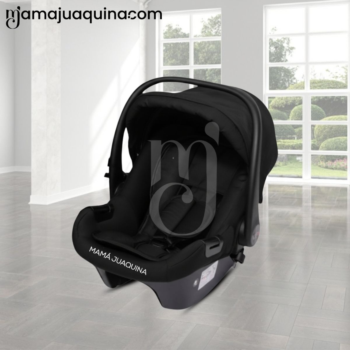 BABY - Coche Maleta de Lujo «JANDI» con Portabebé Black