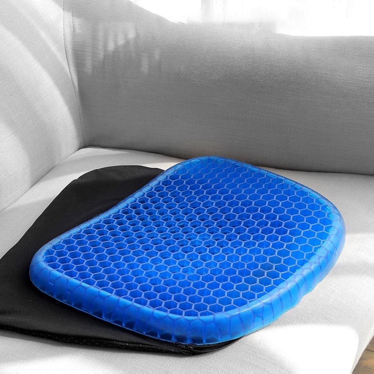 GENERICO - Cojin Gel Asiento De Silicona Lavable Portatil