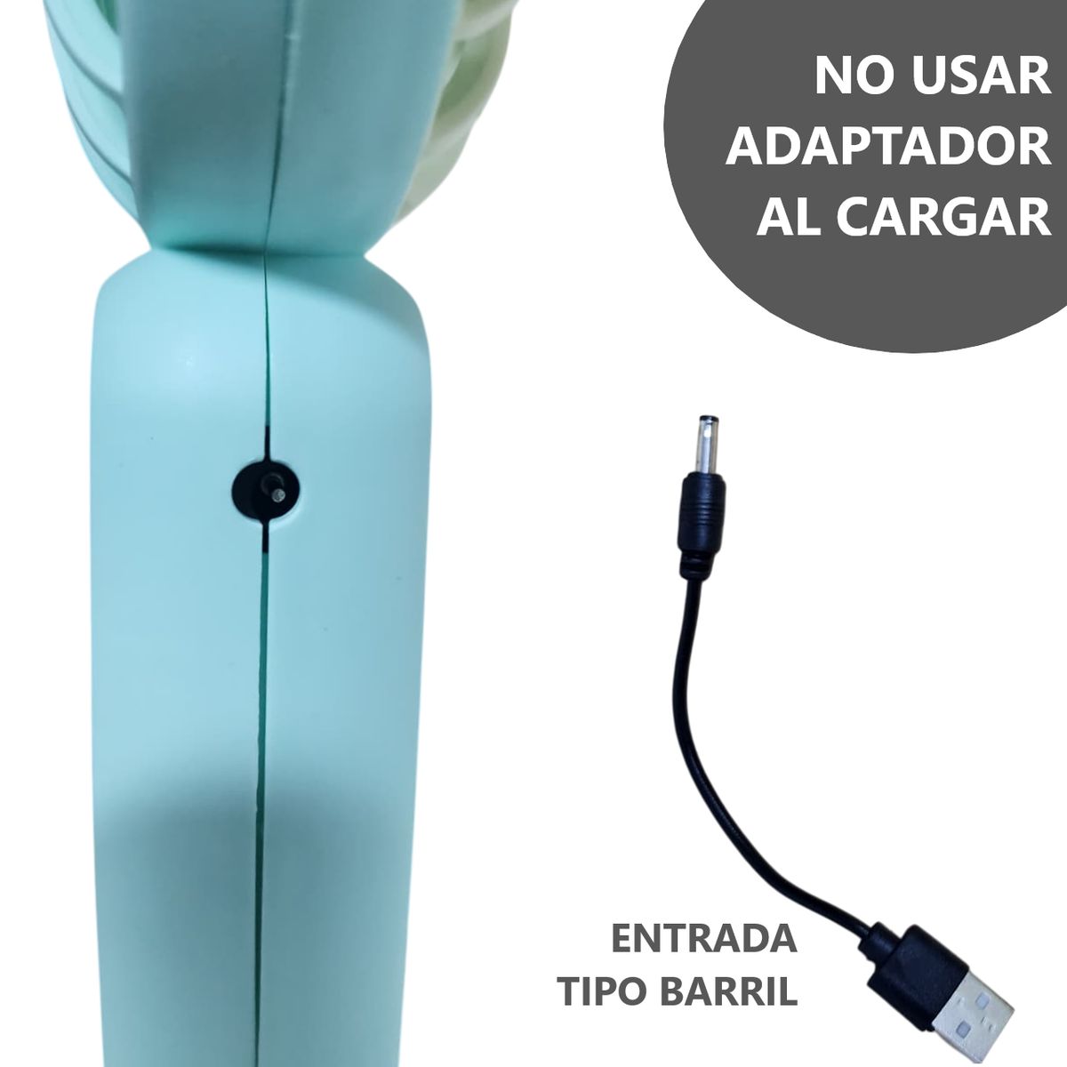 GENERICO - Potente Mini Ventilador portátil 1 velocidad - Cel