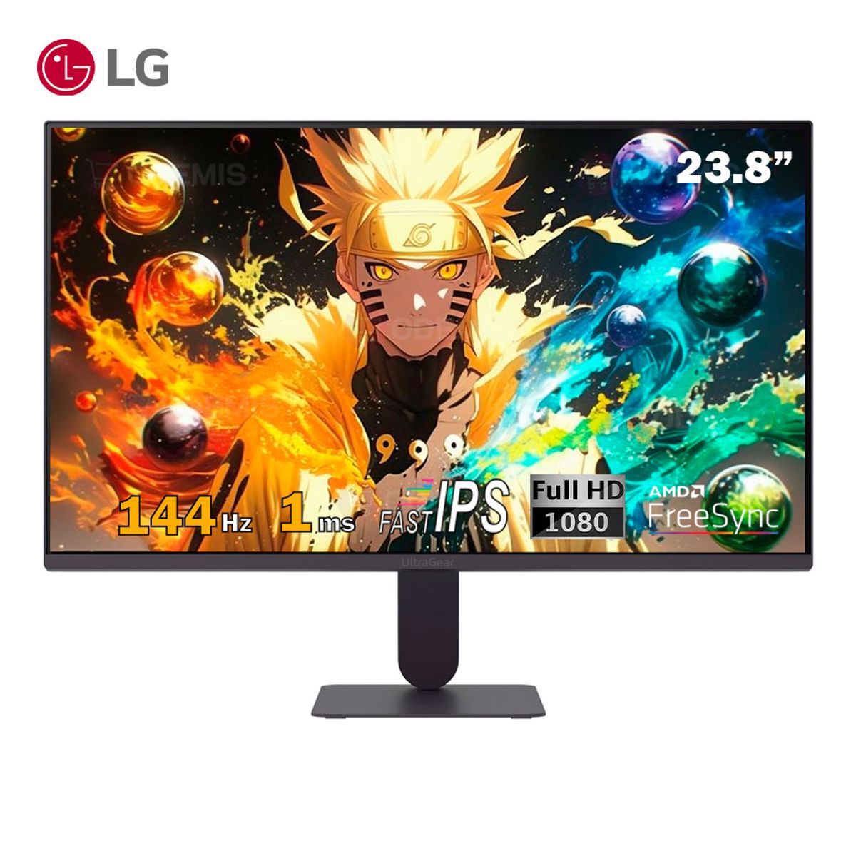 LG - MONITOR LG UltraGear G4 24G411A-B 238 IPS FHD 144Hz Overclock 1ms Nvidia G-Sync Amd FreeSync