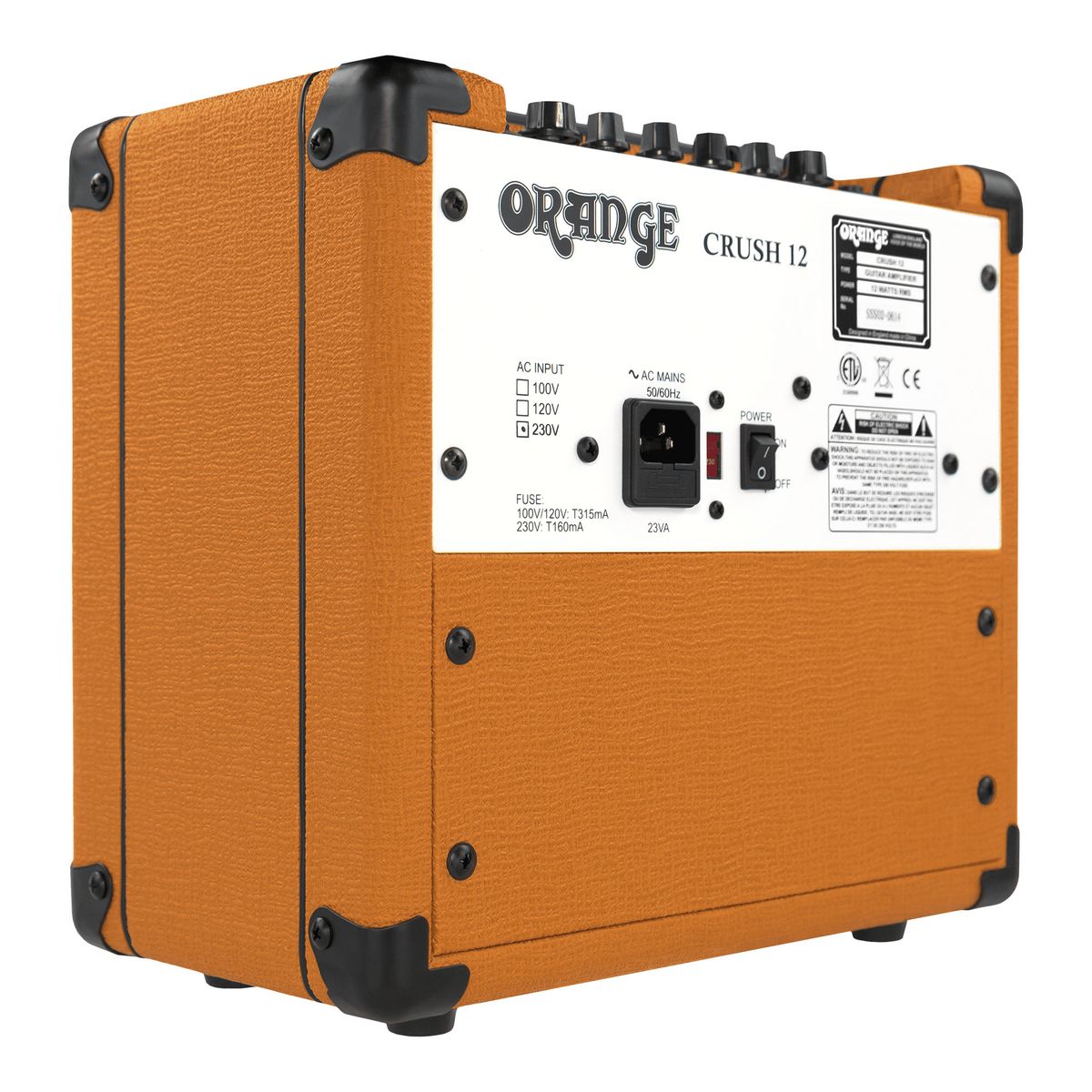 ORANGE - Amplificador de guitarra eléctrica Orange Crush 12