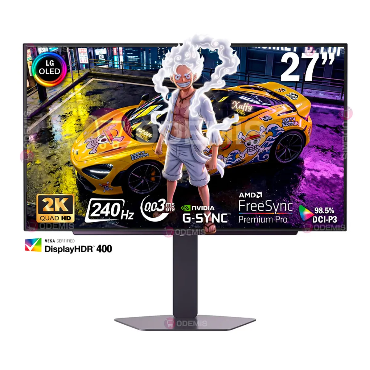 LG - MONITOR LG UltraGear XG7 27GX704A-B 27 OLED QHD 003ms