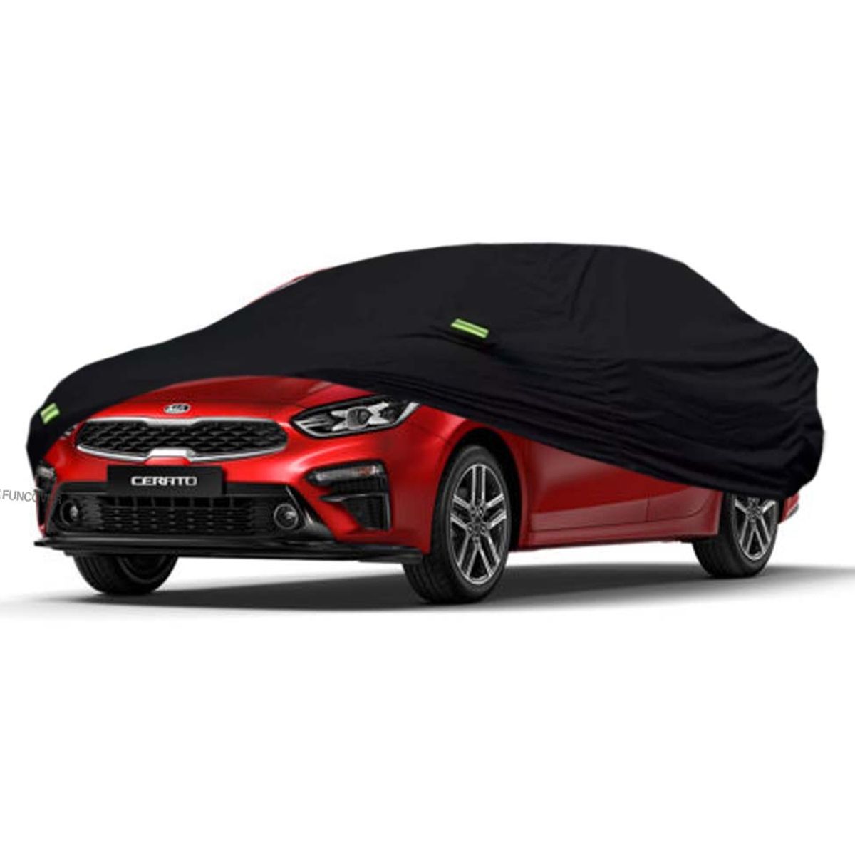 FUNCOVER - Cobertor Auto Kia Cerato Impermeable Funda Premium Negro