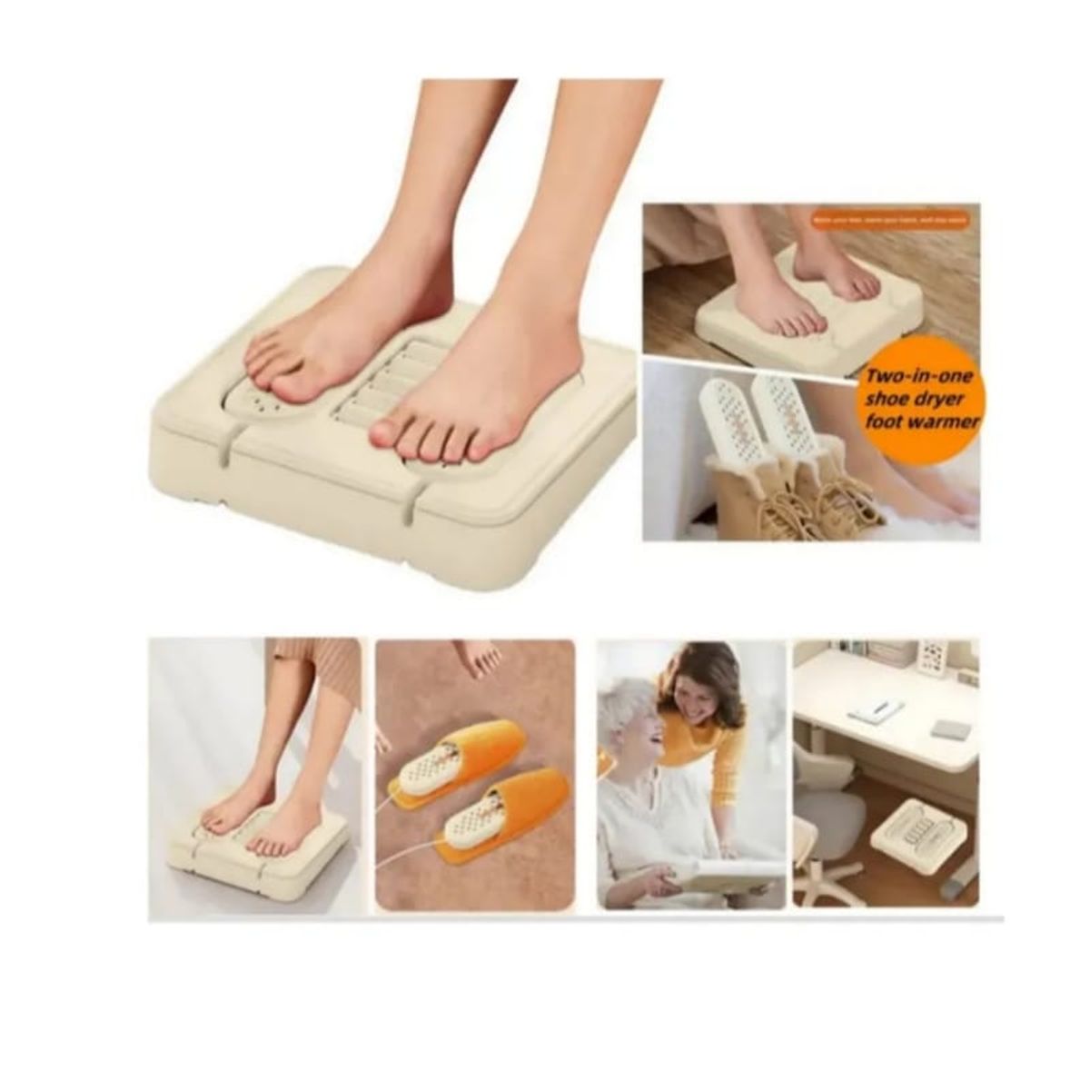 GENERICO - Masajeador Multifunción para Pies y Secador Térmico de Calzado