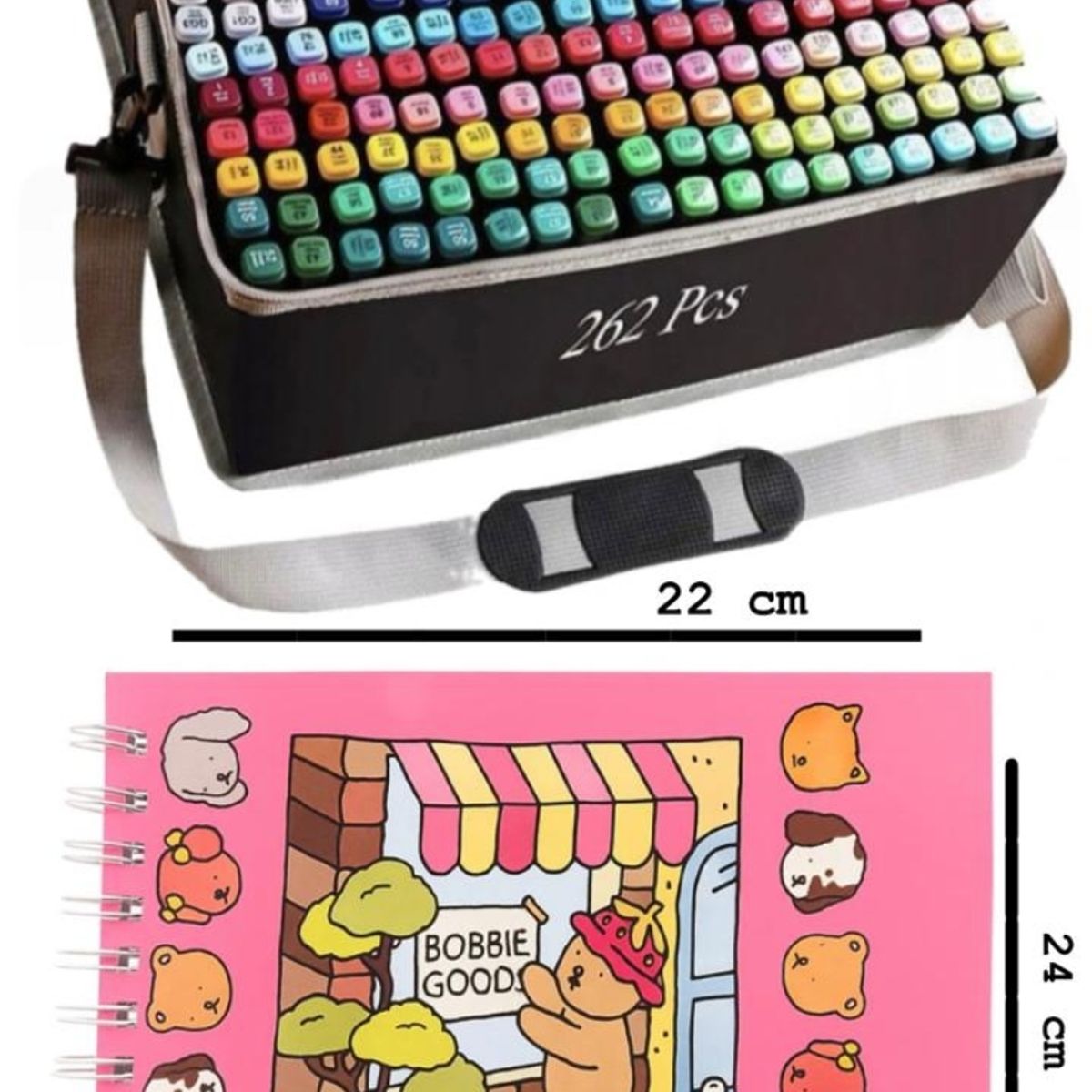 TOUCH - Kit de Plumones Touch Set de 262 + Bobbie Goods