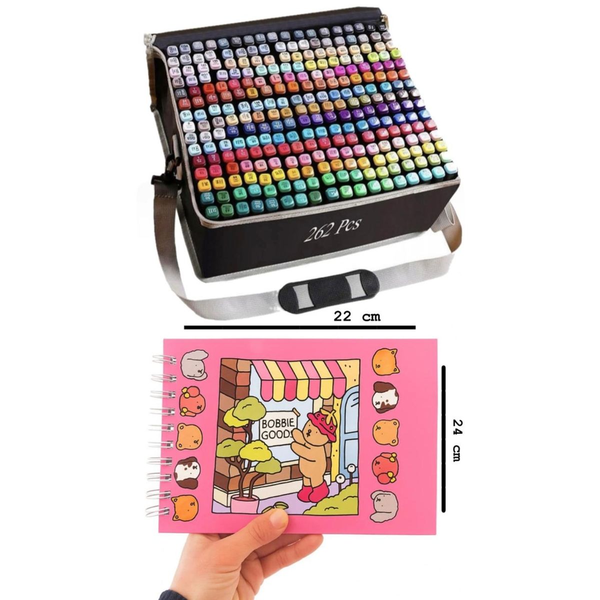 TOUCH - Kit de Plumones Touch Set de 262 + Bobbie Goods