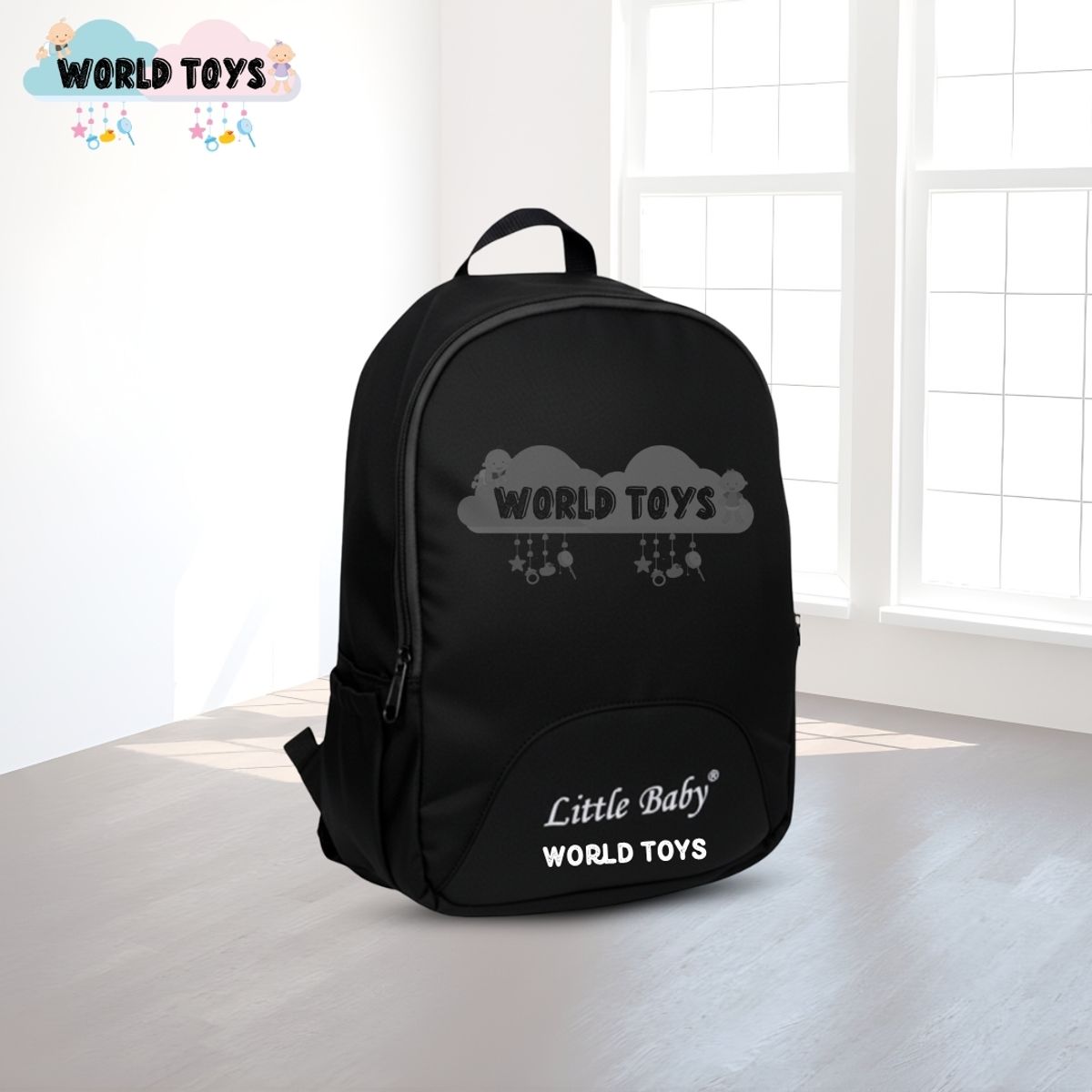 Baby - Coche Cuna De Lujo «DELTA II» con Mochila Pañalera Black