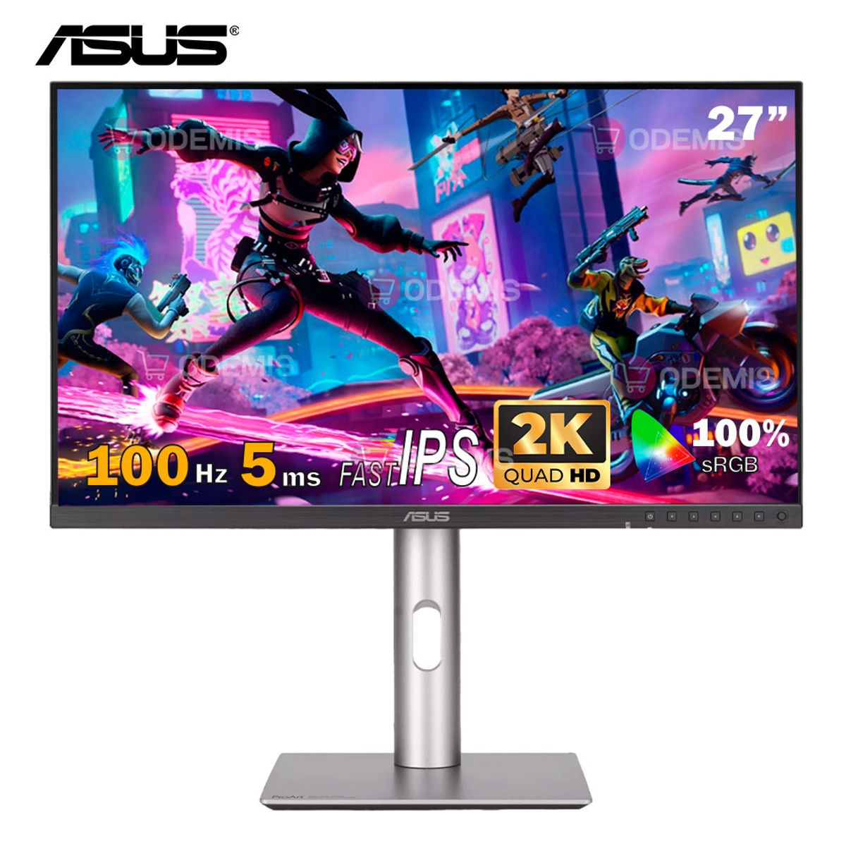 ASUS - MONITOR PROFESIONAL ASUS ProArt Display PA278CFRV 27 IPS QHD 100Hz 5ms