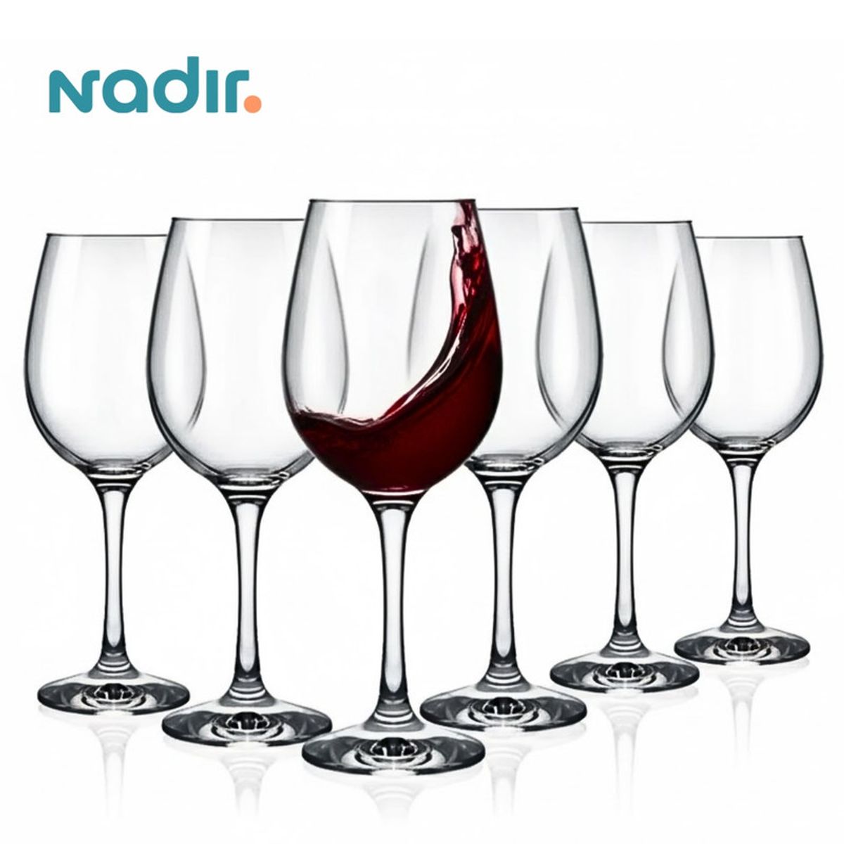 NADIR - Set de Copas para Vino 385ml Pack x6 Copas Nadir