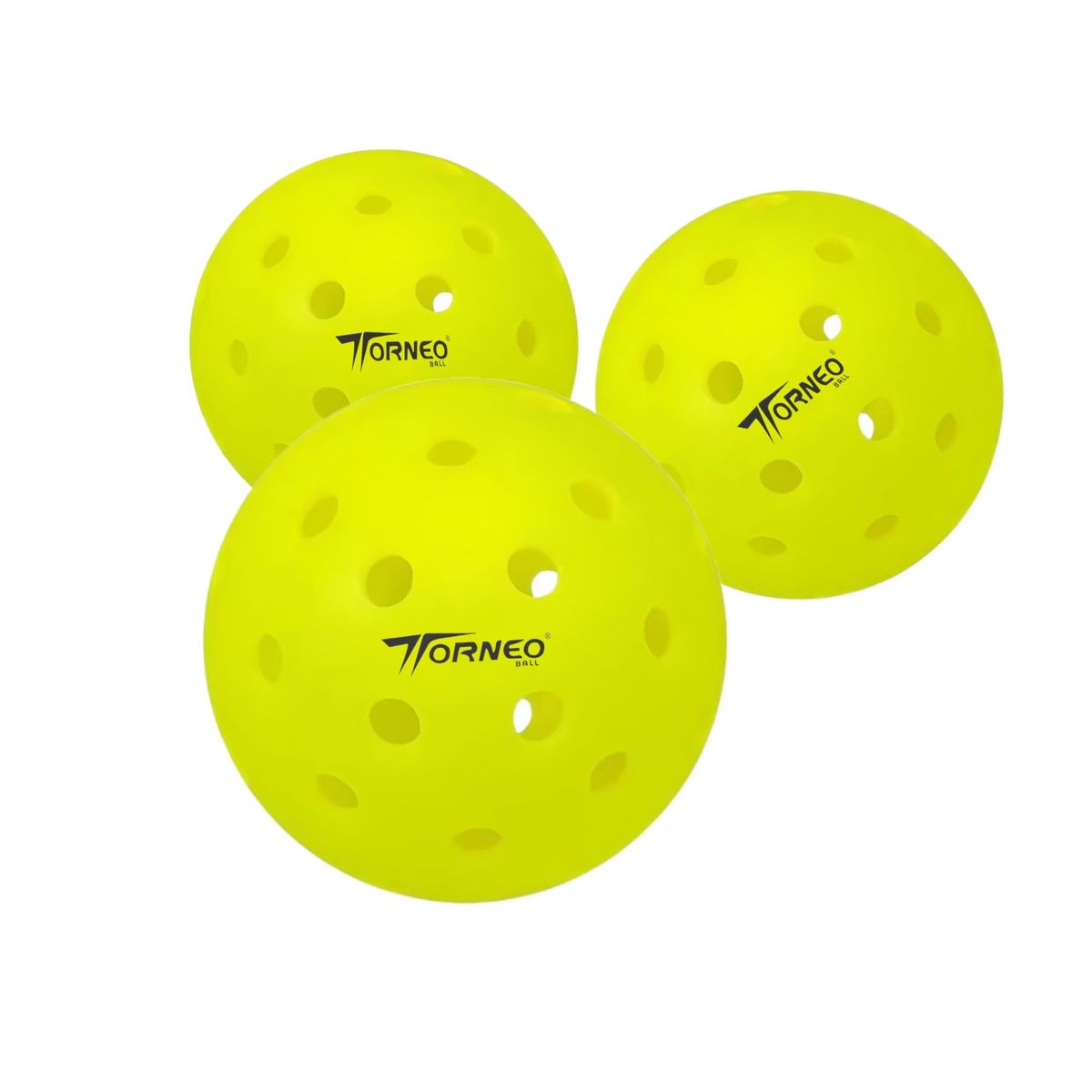 TORNEO - PELOTAS DE PICKLEBALL X 3 UNIDADES PROFESIONAL EN TUBO TORNEO