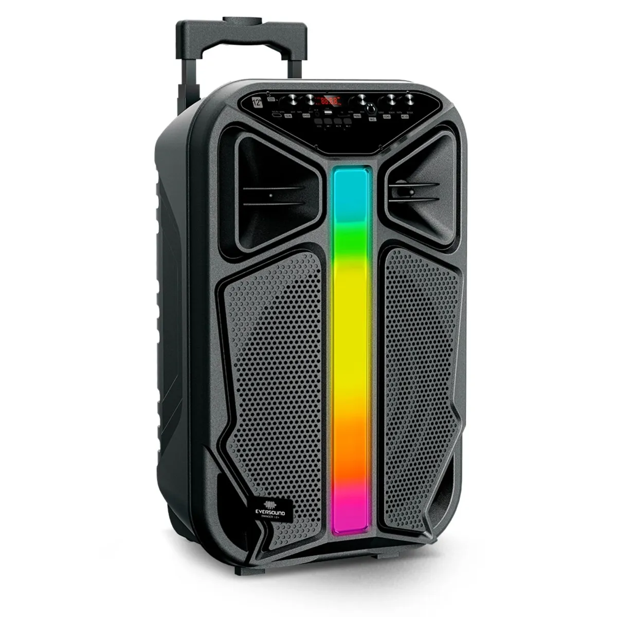 EVERSOUND - Parlante Portátil Eversound Lyrico EV 6000T Woofer de 12 pulgadas + Trípode