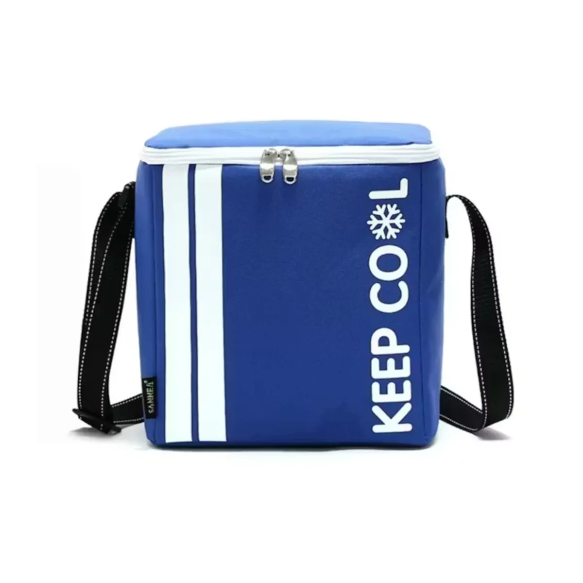 GENERICO - Cooler portátil plegable térmico para playa o picnic Azul