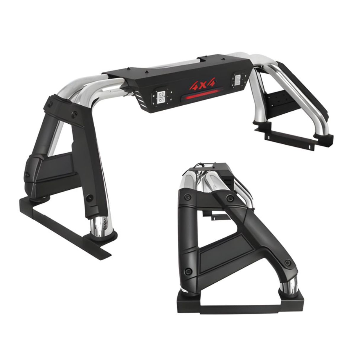 SAFARI - Antivuelco de Acero con Luz Led + Luz de Freno Safari X35010