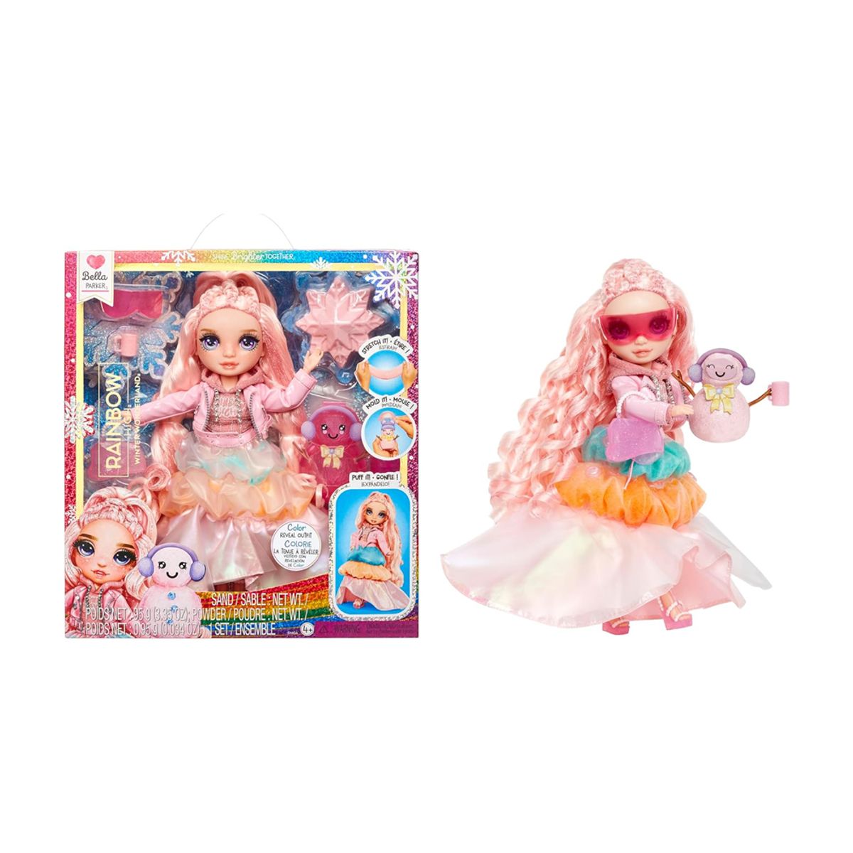 GENERICO - Muñeca Rainbow High Winter Wonderland Bella Pink