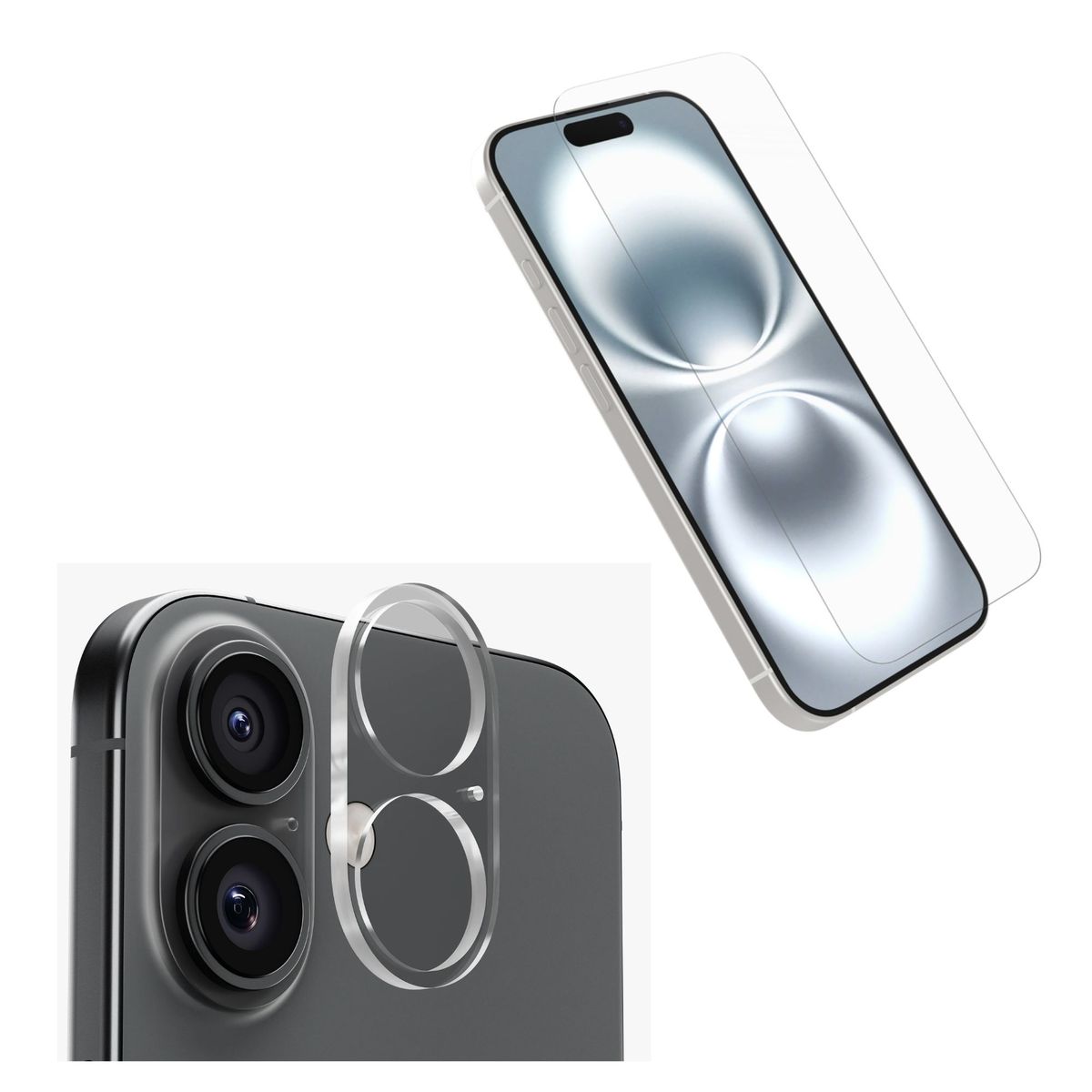 GENERICO - Protector de Pantalla + Cámara Para iPhone 17